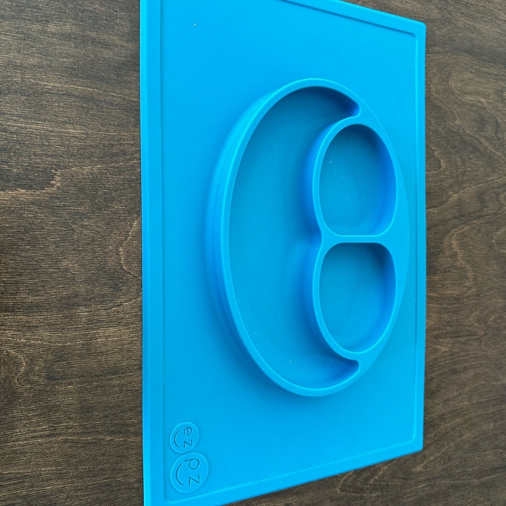 Blue Silicone Baby Placemat